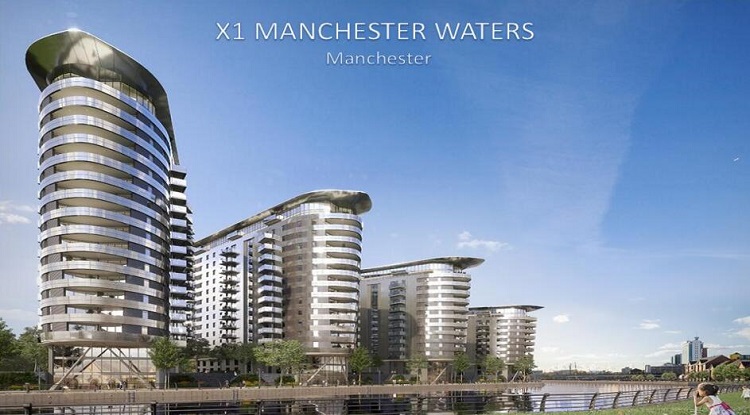 曼彻斯特 X1 Manchester Waters 纯水岸公寓